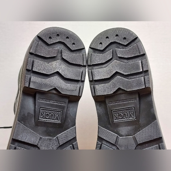 Muck Boots Mens Green Original Lace Up Waterproof Boots Size 15 - Picture 11 of 11